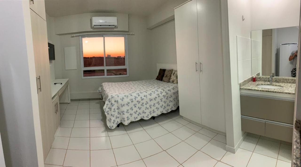 ريبيراو بريتو Studio Com Estrutura De Um Hotel المظهر الخارجي الصورة